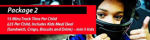 Karting birthday package 2