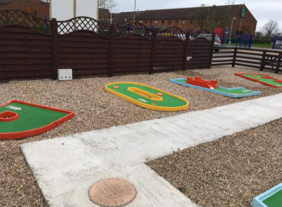 Nottingham Raceway crazy golf